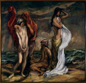 Dans la tempête - Karl Hofer