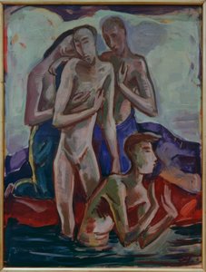 Baptême dans le Jourdain - Karl Hofer