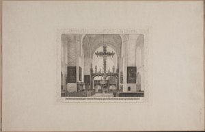 Danois : Intérieur de la cathédrale de Lübeck - Karl Jensen