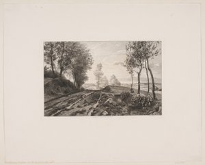 Paysage avec chemin