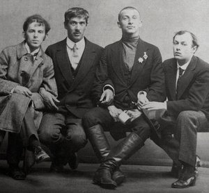Osip Mandelstam, Korney Chukovsky, Benedikt Livshits et Yury Annenkov, 1914 - Karl Karlovich Bulla