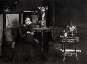 Vera Fyodorovna Komissarzhevskaya, actrice russe, vers 1900 - Karl Karlovich Bulla