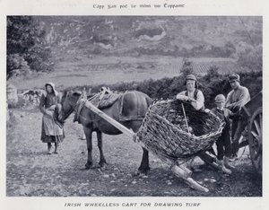 Chariot irlandais sans roues pour tirer la tourbe - Karl Karlovich Piratsky