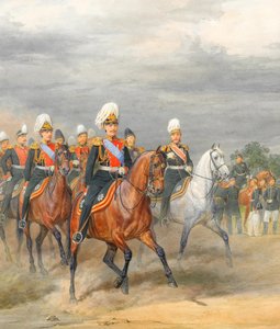 Officiers du régiment de cavalerie montée - Karl Karlovich Piratsky