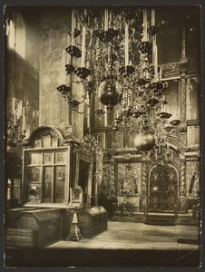 Le Kremlin : vue intérieure de la cathédrale de l