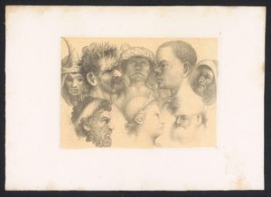 Huit figures (Esquisses et études d