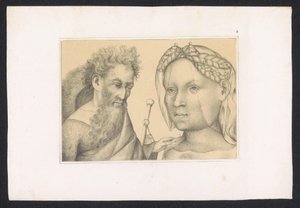 Jacques le Majeur et femme Entwürfe und Studien eines niederländischen Meisters aus dem XV. Jahrhundert. Nach den in der Königlichen Bibliothek zu Berlin aufbewahrten Originalen