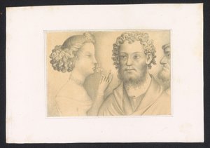 Hommes et jeune femme - Karl Palzow