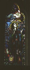 Vitrail représentant Sainte Cécile - Karl Parsons