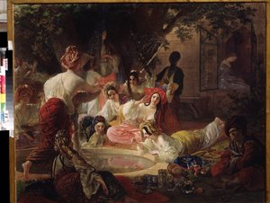 La fontaine de Bahçesaray (Turquie) - Karl Pavlovich Bryullov