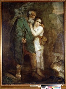 Œdipe et Antigone - Karl Pavlovich Bryullov