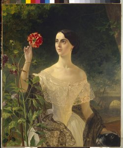 Portrait de la comtesse Sophia Bobrinskaya - Karl Pavlovich Bryullov