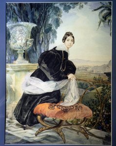 Portrait de la grande duchesse de Russie Elisabeth Saltykova - Karl Pavlovich Bryullov