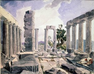 Vue du Temple d