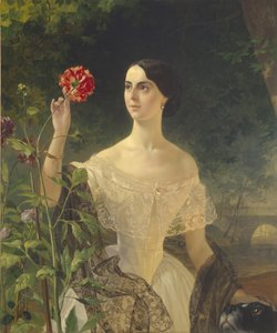 Portrait de la comtesse Sophia Bobrinskaya, née Samoylova 1797-1866, 1849