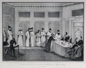 Signature du traité de Turkmenchay - Karl Petrovich Beggrov