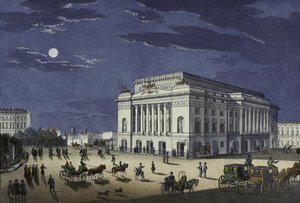 Le Théâtre Alexandrinsky à Saint-Pétersbourg, première moitié du 19ème siècle