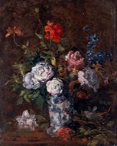 Bouquet de fleurs - Karl Pierre Daubigny