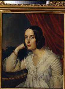 Portrait de Natalia Alekseevna Touchkova Ogareva - Karl Reichel