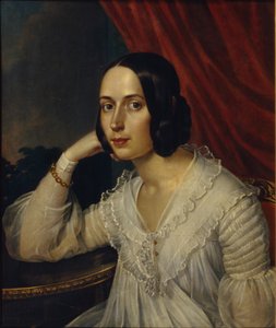 Portrait de Natalia Alekseevna Tuchkova-Ogareva 1829-1913, 1842 - Karl Reichel