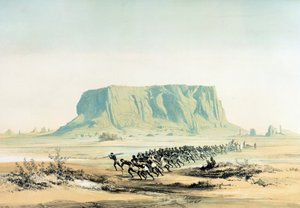 Vue du Mont Barkal - Karl Richard Lepsius