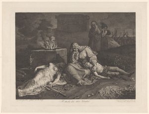 Hécube pleurant ses enfants tués - Karl Russ