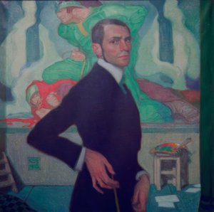 Autoportrait contre le cycle des Nibelungen