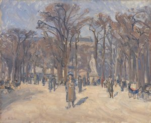 Jour de mars au Jardin du Luxembourg, Paris