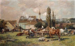 Un marché près d