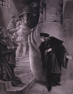 Scène de Richard III de Shakespeare (Acte III, Scène 5) - Karl Theodor von Piloty