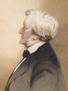 Portrait du compositeur allemand Richard Wagner - Karl Wilhelm Diefenbach