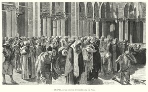 Prières de midi à Asyut, Égypte - Karl Wilhelm Gentz