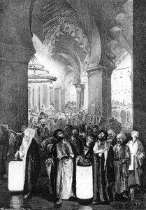 La prière pendant une nuit de Ramadan, 1881 - Karl Wilhelm Gentz