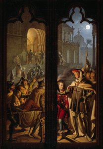 Chevaliers teutoniques comme infirmiers à Jérusalem, 1824 - Karl Wilhelm Kolbe the Younger