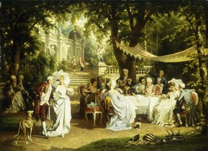La Garden-party - Karl or Carl the Younger Schweninger