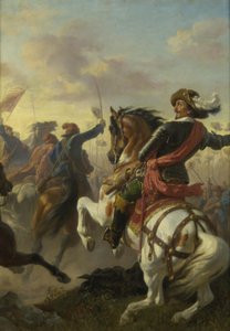 Victoire de Boucquoi à Zablat (Budweis) en 1619 - Karl von Blaas