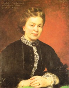 French : Marie Freifrau von Ebner-Eschenbach - Karl von Blaas