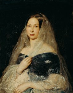 Portrait de dame - Karl von Jagemann
