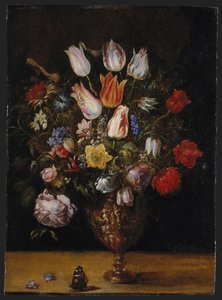 Fleurs dans un vase - Kasper or Gaspar van den Hoecke