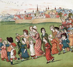 Une foule de mères et d