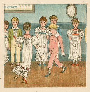 Leçon de danse - Kate Greenaway