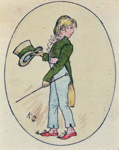 Illustration pour la Saint-Valentin, 1914 - Kate Greenaway