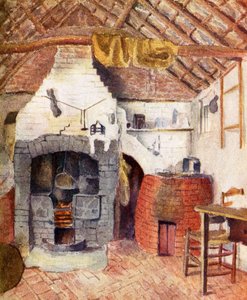 Dans le cottage des Chappells à Rolleston - Kate Greenaway