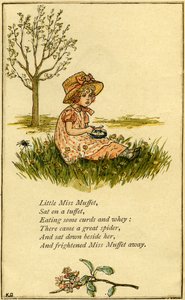 Petite Miss Muffet (illustré) - Kate Greenaway