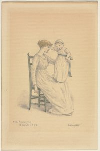 Mère et enfant, 1898 - Kate Greenaway