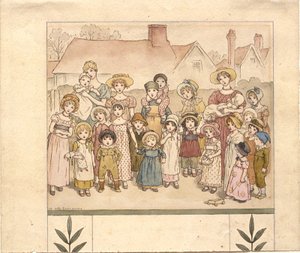 Spectacle de rue - Kate Greenaway