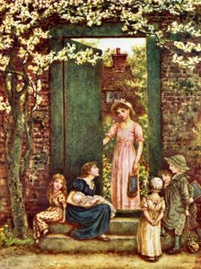 La porte ouverte - Kate Greenaway