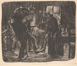 Taverne de Hambourg, ou Kneipe Hamburger - Käthe Kollwitz