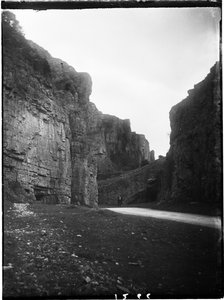 Cheddar Gorge, Cliff Road, Cheddar, Sedgemoor, Somerset, 22/05/1907 (photo n/b) - Katherine Jean Macfee