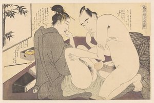 Homme et femme pendant les préliminaires